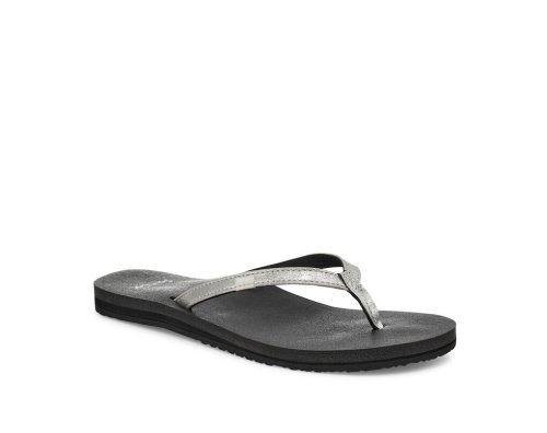 Női Szandál - Sanuk Yoga Joy Shimmer Metallic - Sanuk Titán Cipő YDXHFK840